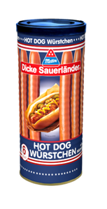 Bild "Dicke Sauerländer" Hot Dog Würstchen
