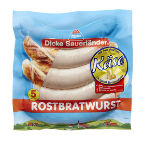 Bild "Dicke Sauerländer" Rostbratwurst Käse