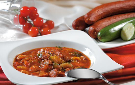 Cabanossi-Topf mit weißen Bohnen - Metten Fleischwaren - Bestes aus Fleisch